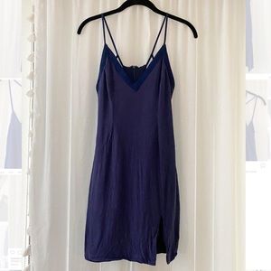 NAVY BLUE MINI DRESS